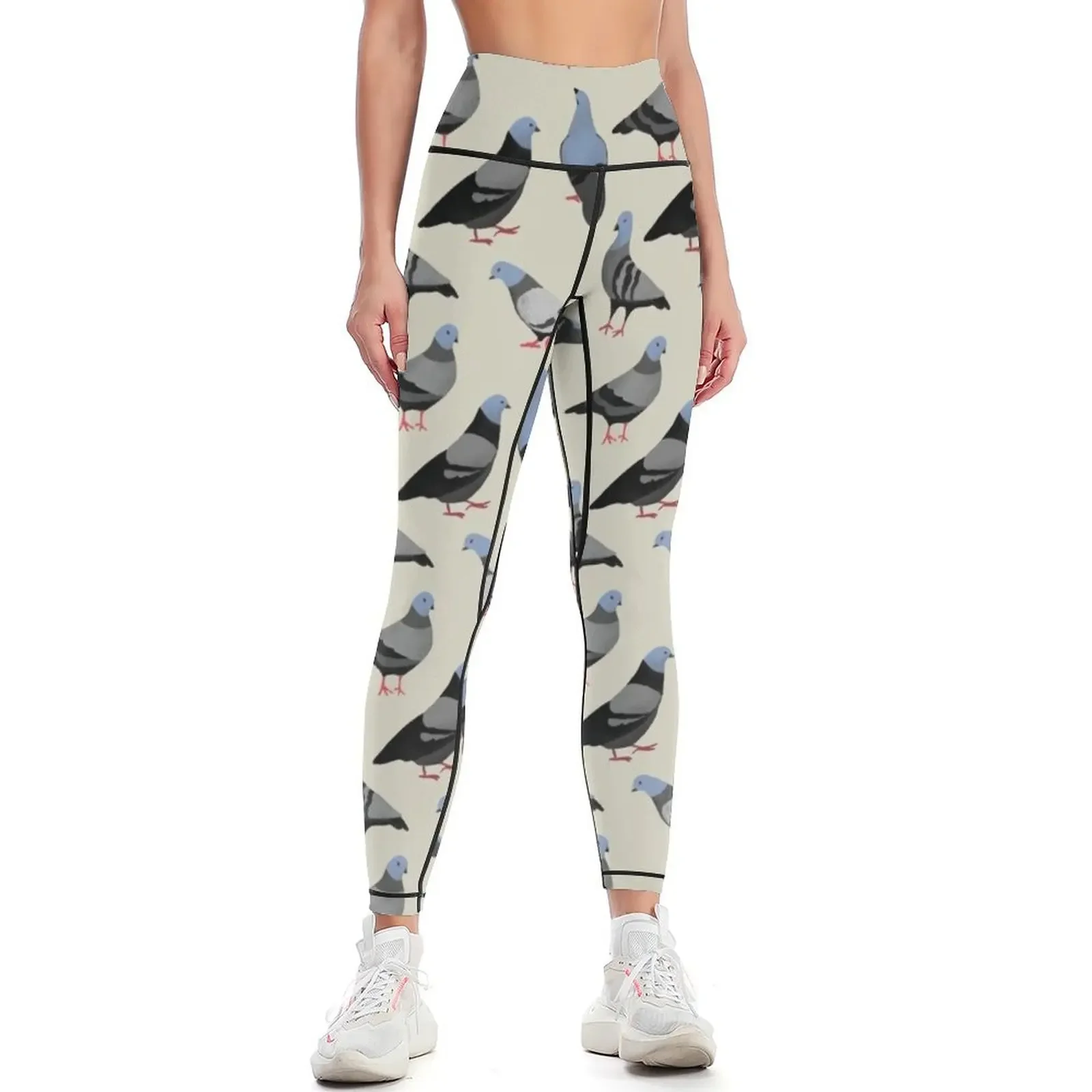 

Design 33 - The Pigeons Leggings Women's push up Fitness's gym clothes Womens Leggings