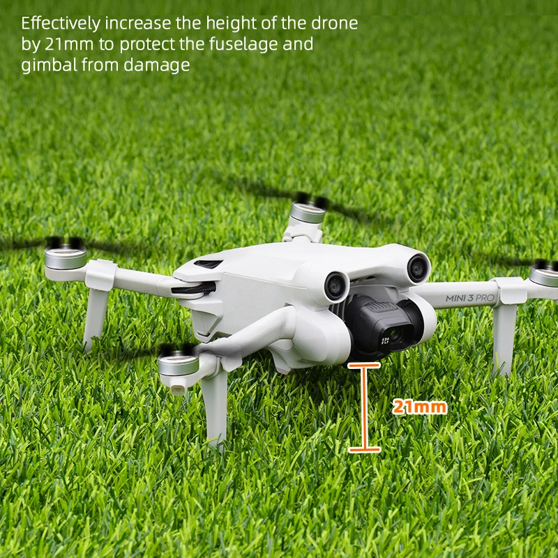 معدات الهبوط السريعة BRDRC لـ DJI Mini 3 Pro، ذراع دعم الطائرة بدون طيار/حامل زيادة لملحقات DJI MINI 3 Pro