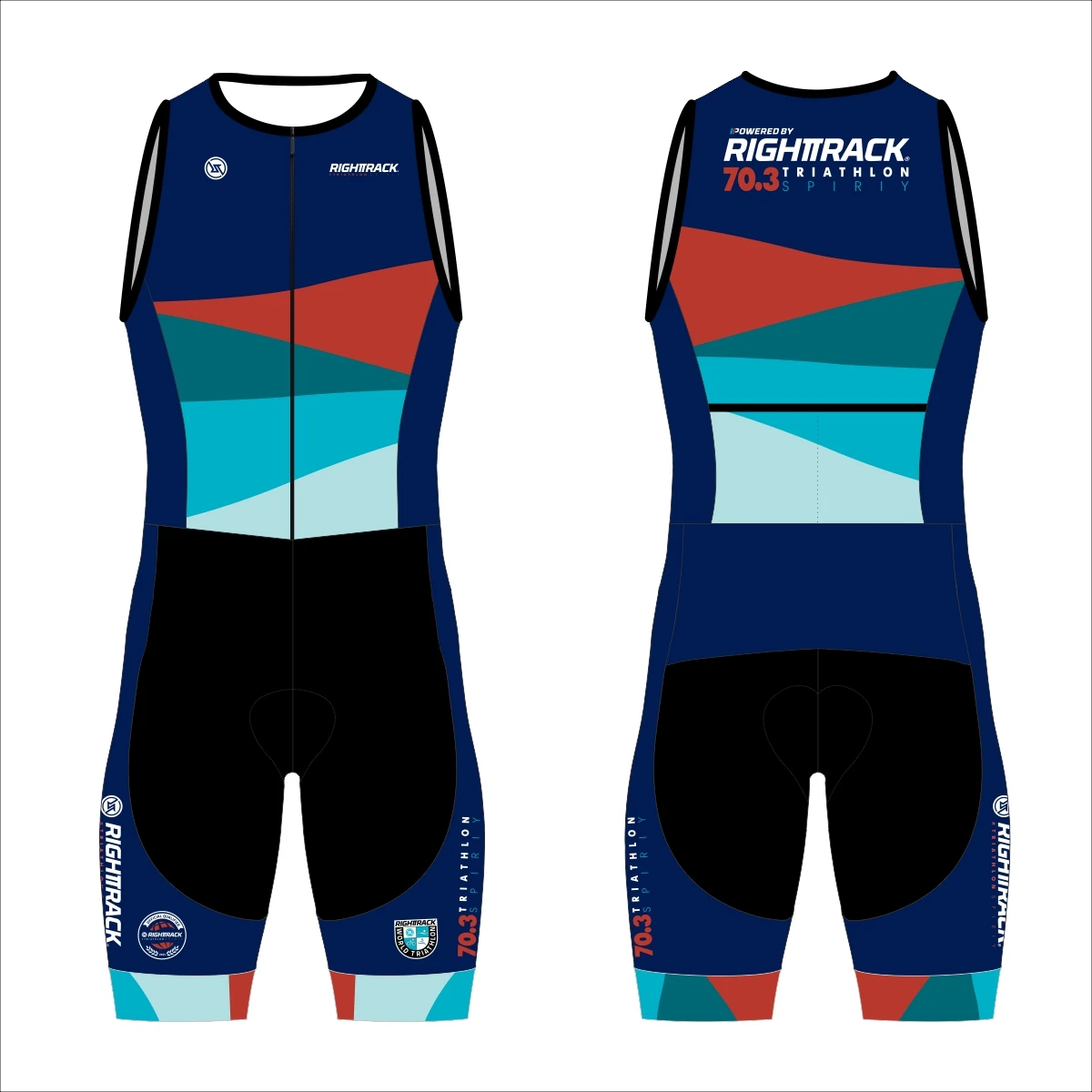 M70.3 Nice World Triathlon Men's Trisuit Sleeveless Skinsuit Clothing Jumpsuit Swimming Cycling Running Competition RT Apparel