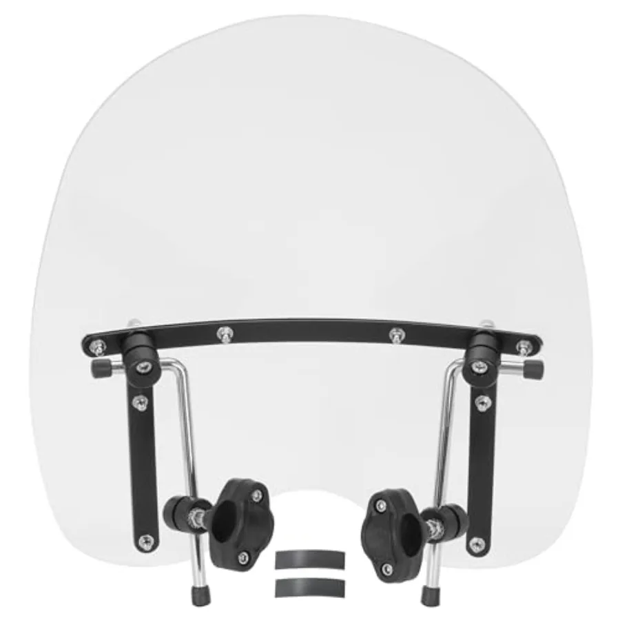 

Большое прозрачное лобовое стекло 19x17 для Honda Magna Shadow Spirit Sabre Kawasaki Vulcan Vn Harley Davidson Sportster Dyna Glide Softail