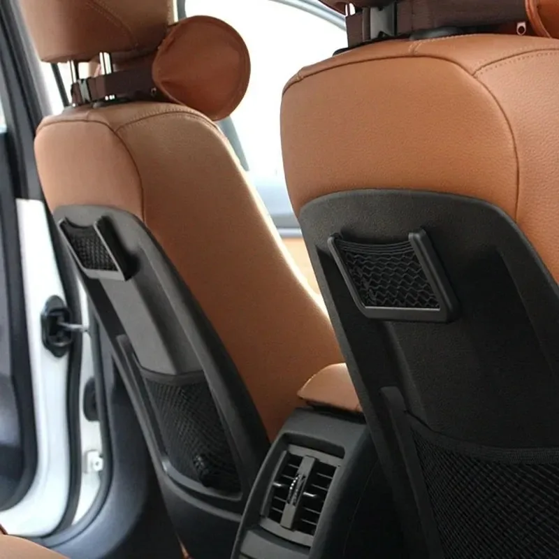 Multifunctional Standard Car Storage Bag Mesh Bag Cell Phone Holder Car Accessories Car Storage Mesh Bag image 2