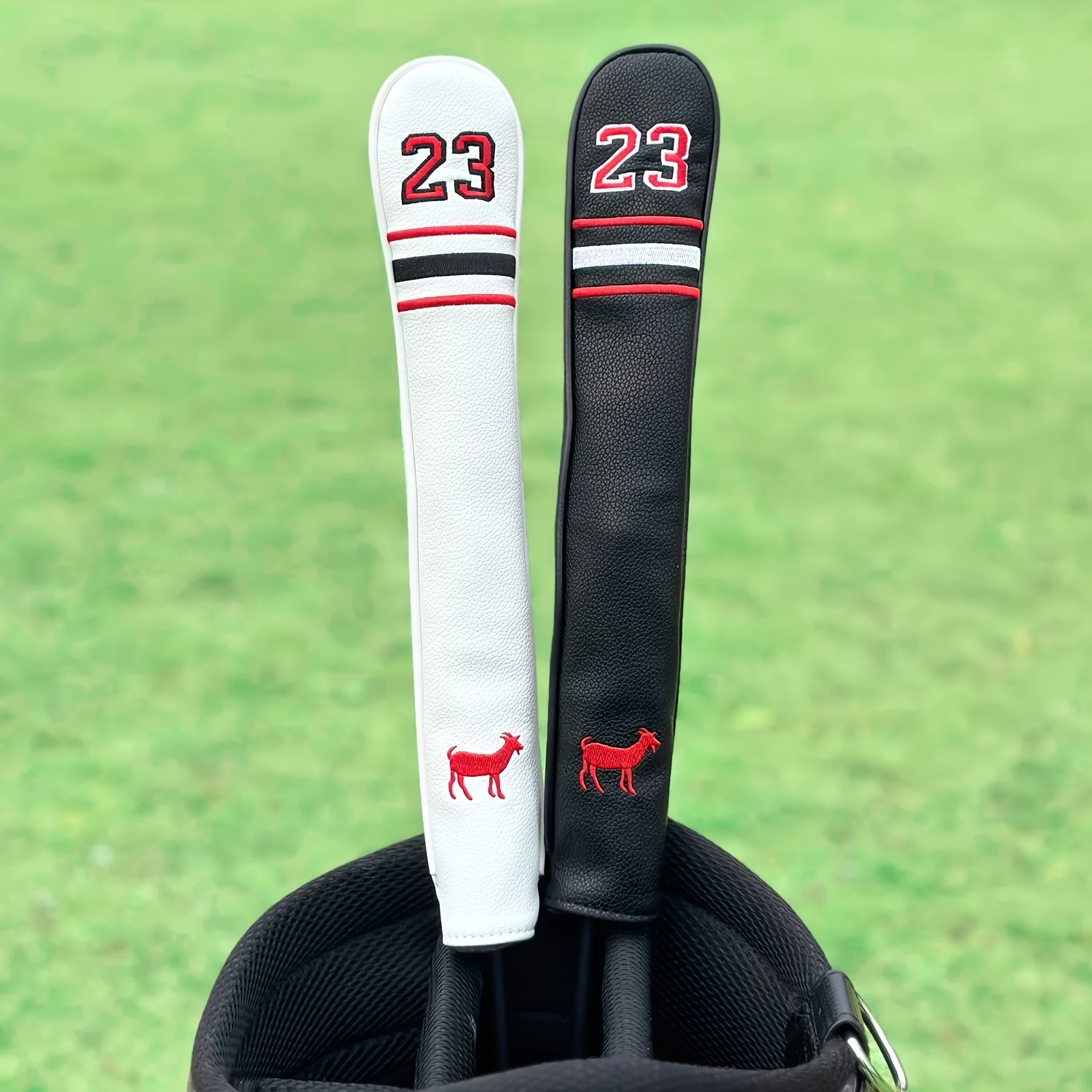 Number 23 Goat Design Golf Club Head Cover-Directional Stick Protective Cover Suitable for Practice,Tournaments & Casual Rounds,