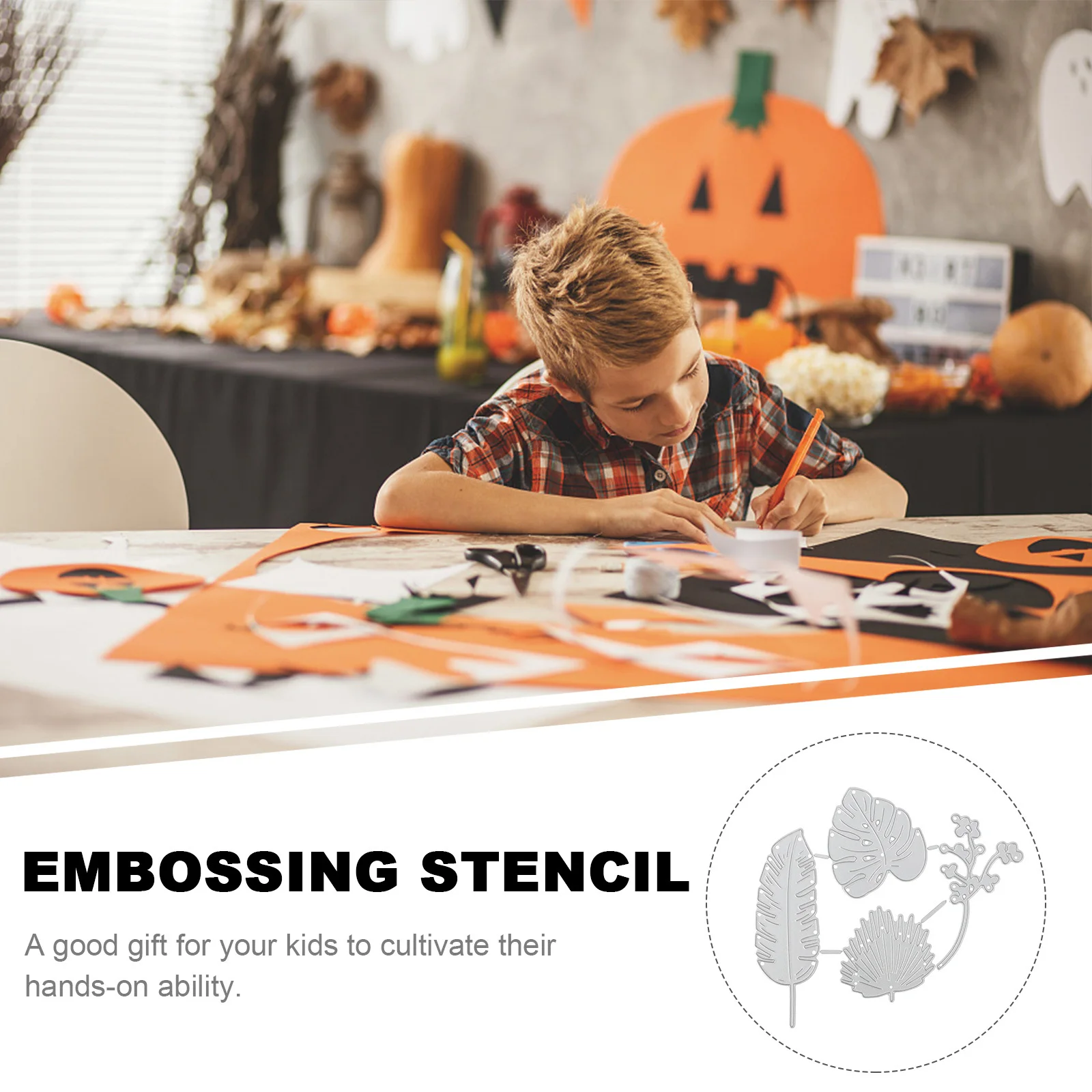 

Leaf DIY Cutting Die Carbon Steel Craft Stencil for Scrapbooking Photo Album Decoration Handmade Cards Invitations Kids