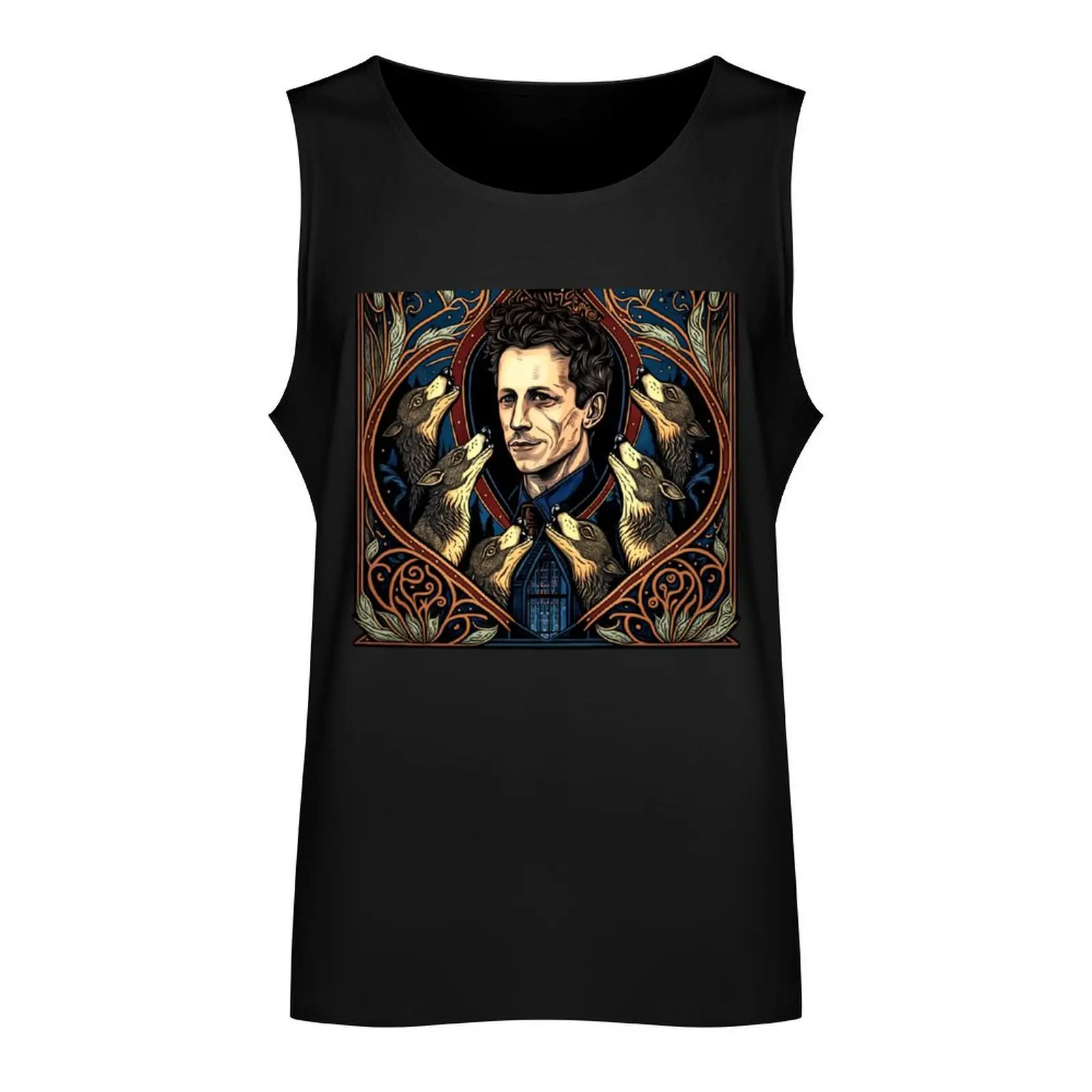 Seth Meyers, The Jackal Tamer Tank Top gym accessories men gym wear men mens designer clothes gym top