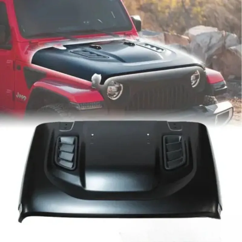 

Suitable for 18-24 Jeep Wrangler Robin Hood Gladiator hood JL Wrangler hood