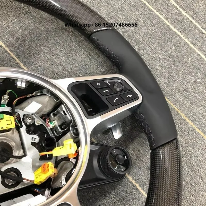 Carbon Fiber Sport Steering Wheel Assembly for  9Y0 971