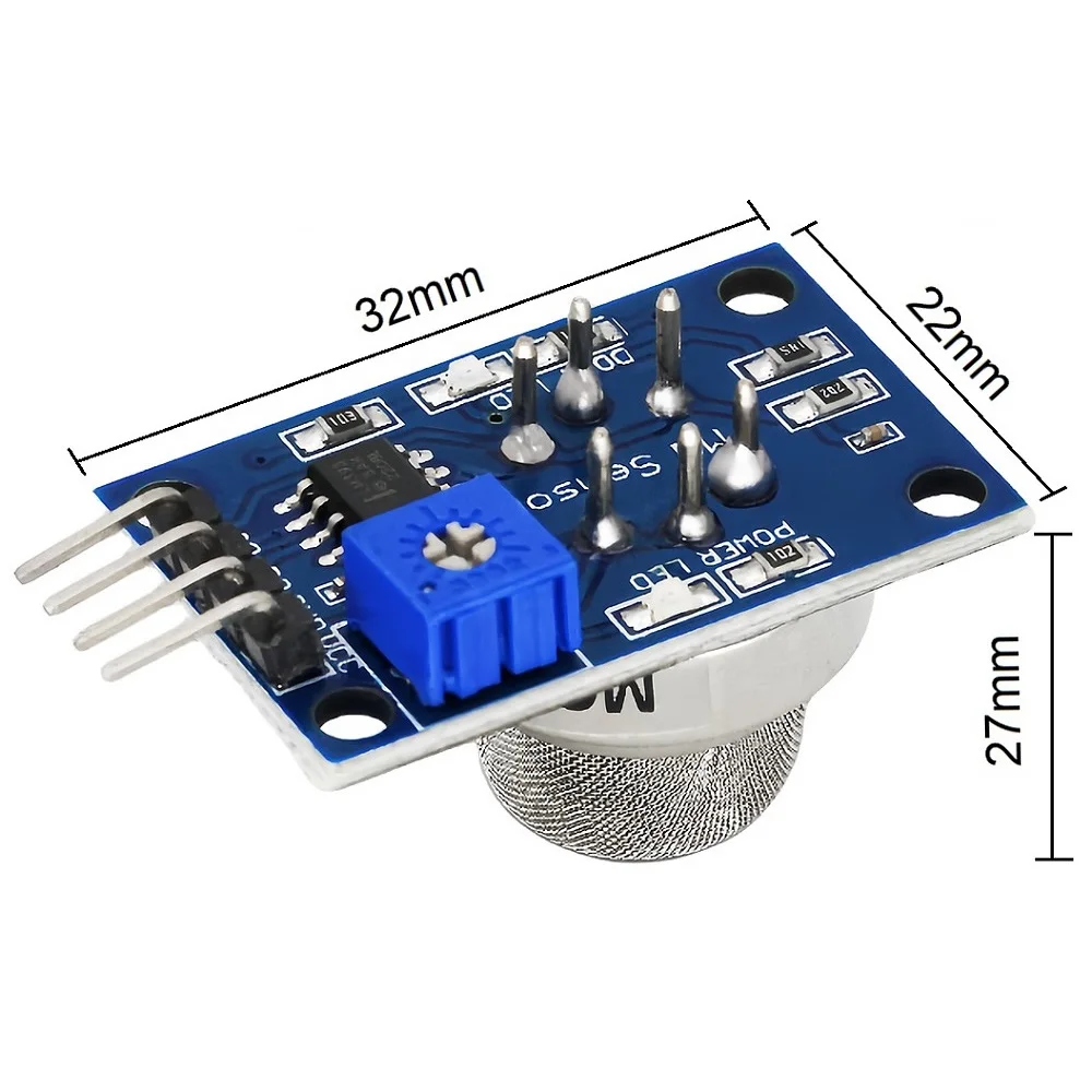 MQ-135 MQ-2 MQ-3 MQ-4 MQ-5 MQ-6 MQ-7 MQ-8検出煙探知器ギアセンサーモジュールarduino用