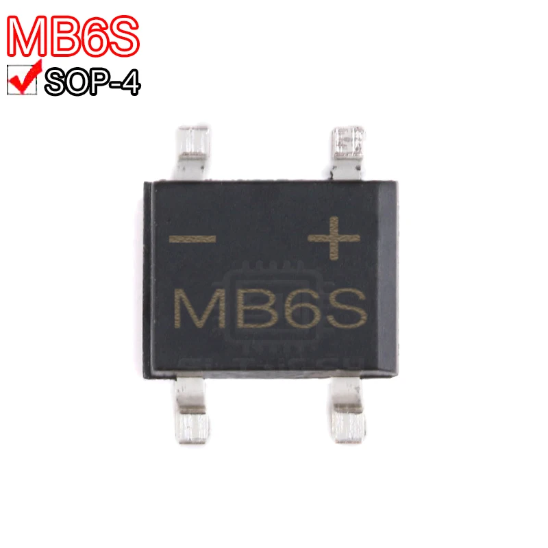 20PCS MB6S MB6F MB10S MB10F SOP-4