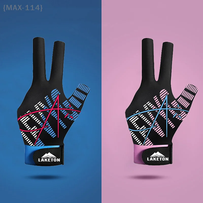 

Бильярдные перчатки с улучшенным контролем для левой руки, конструкция с 3 пальцами для гладких кий и нескользящей ручки, удобные тренировочные перчатки