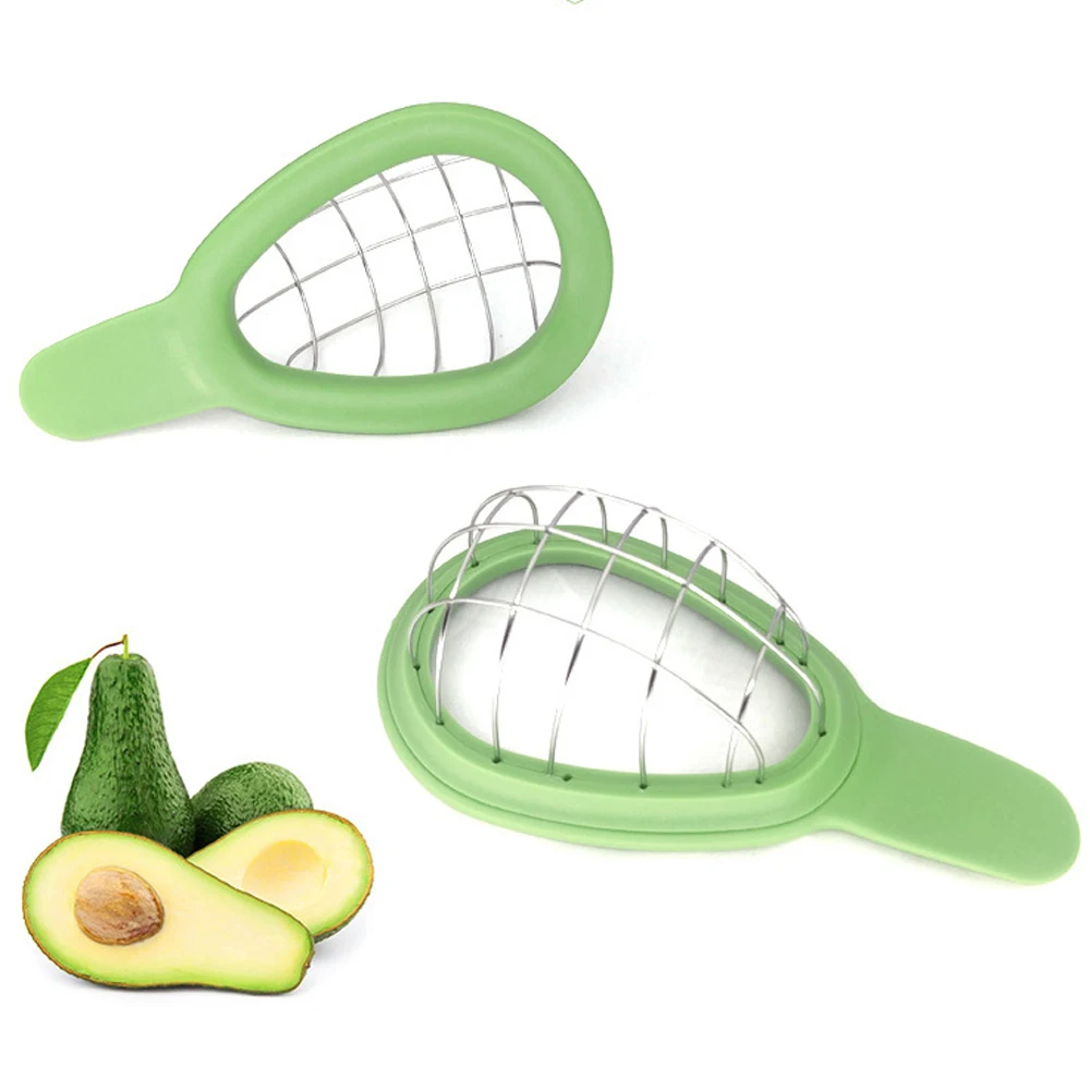 Stainless Steel Avocado Cuber and Dicer Tool Avocado Chunks Slicer for Avocados One Size Dicing Fruit Salad Kitchen Gadget Tool