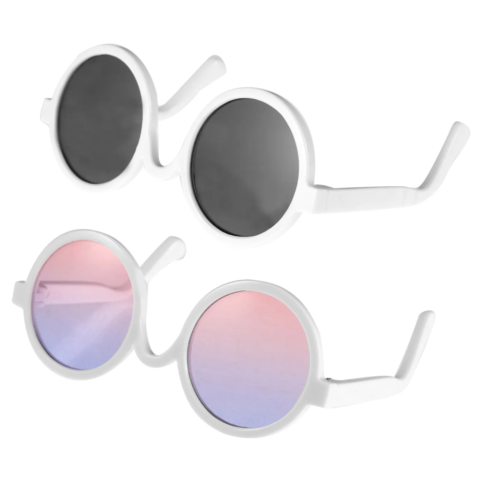 

2pcs Cool For Small Dogs Funny Dog Sunglasses Party Pet Decoration Cat Glasses Cosplay Dog Costume Decor Fashion