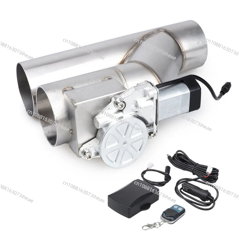 

Car modified exhaust pipe double opening Y-shaped exhaust valve stainless steel voice changing remote control