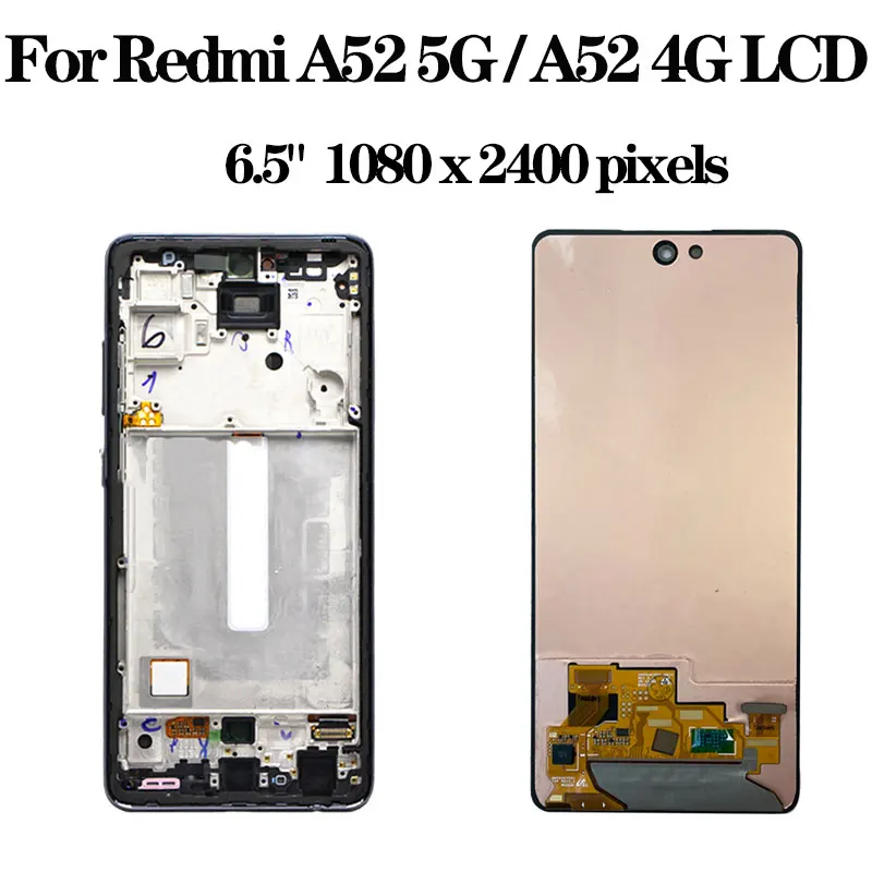 New For Samsung  A52 LCD A52 4G Display A525F For Samsung A52 5G Display SM-A526B LCD A52S 5G A528B Screen