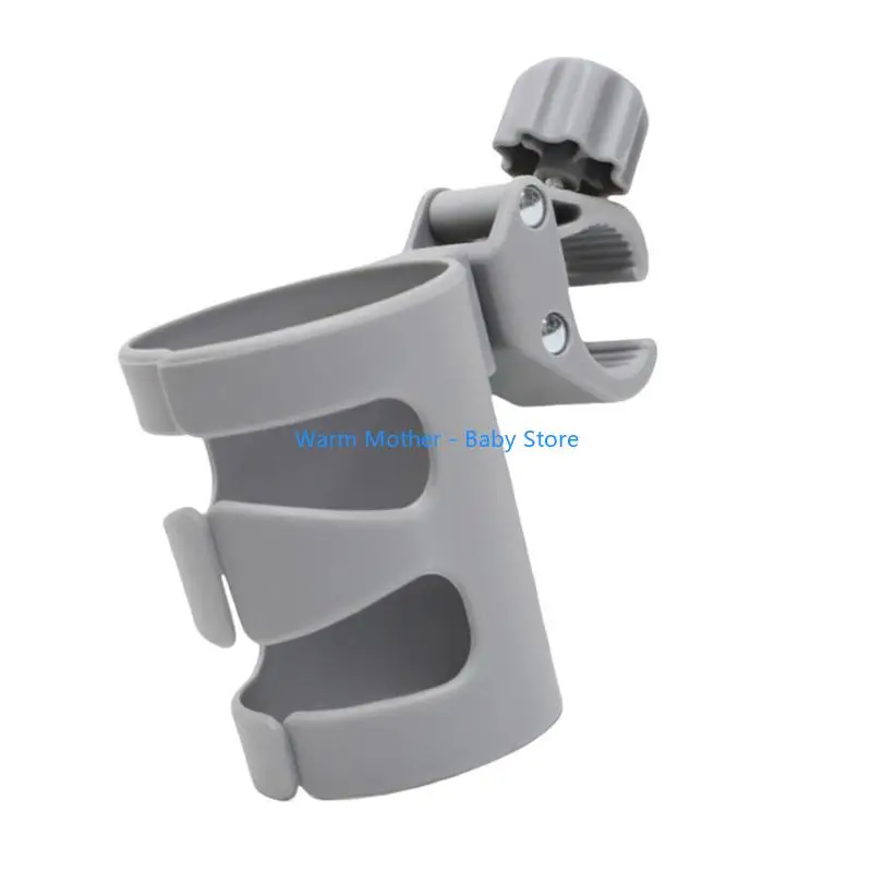 

Universal Baby Strollers Cup Holder Convenient and Adjustable Pram Cart Drink Organiser for Bottles Coffee and Beverages 57QE