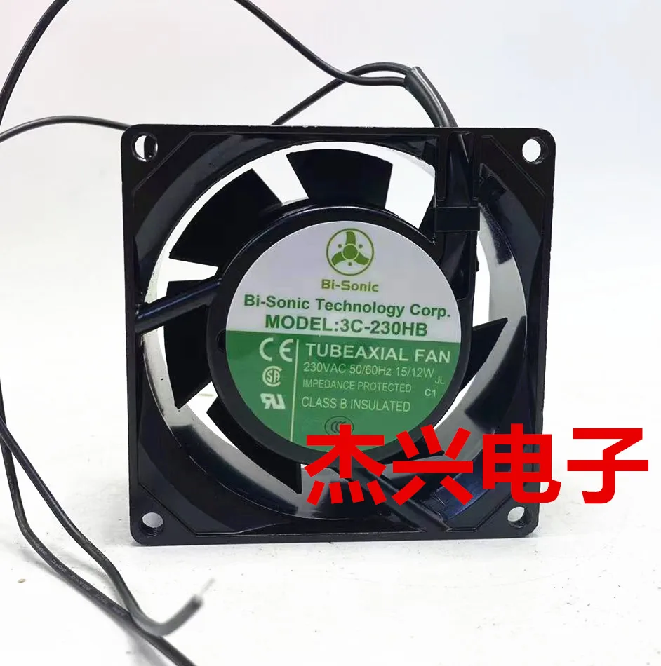 

Bi-sonic 3C-230HB AC 230 В 15/12 Вт 80x80x38 мм 2-проводной охлаждающий вентилятор