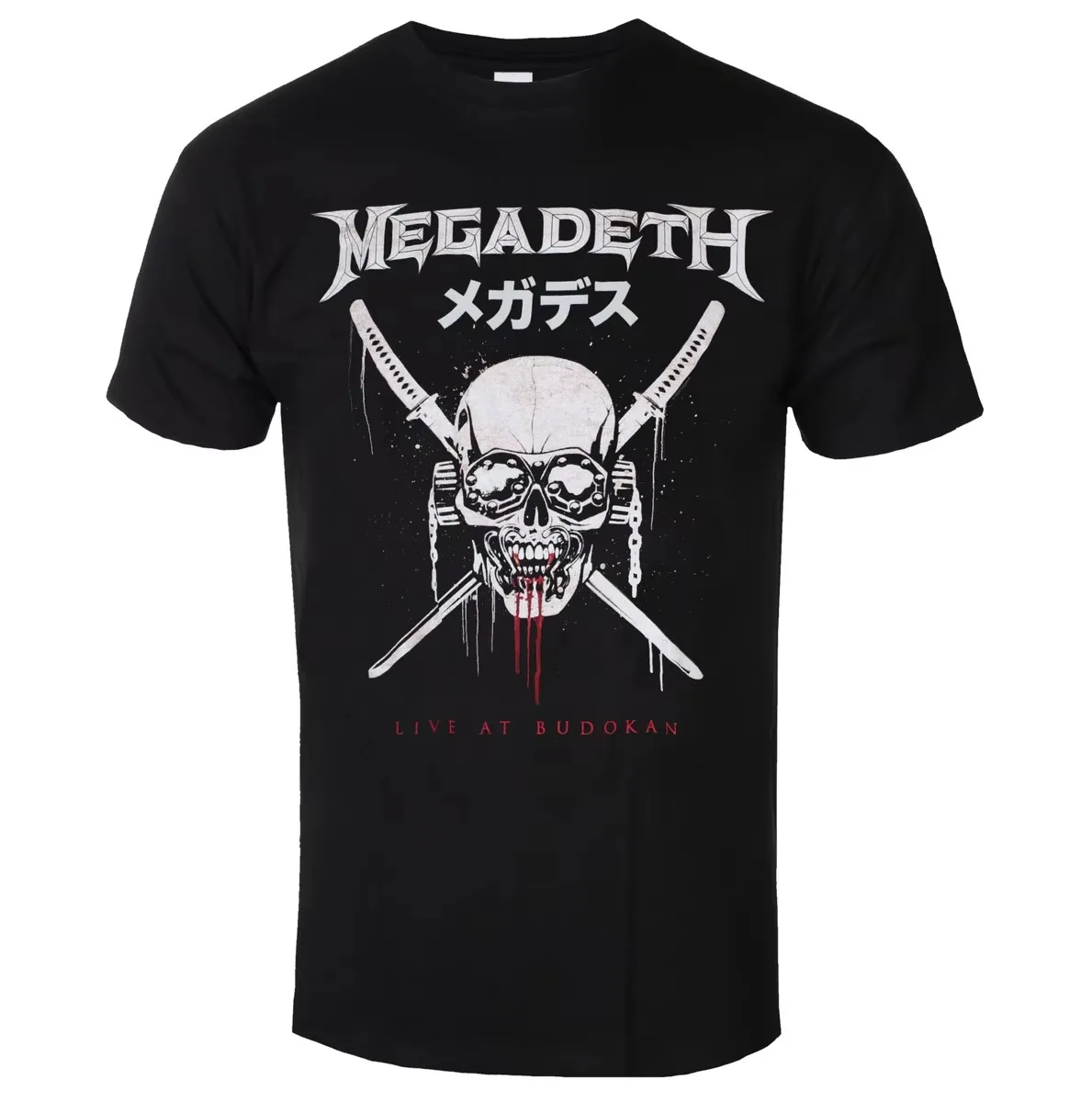 Live At Budokan Japanese Tour Megadeth Thrash Metal Band Graphic T-Shirt Cotton Men Women Streetwear Tee