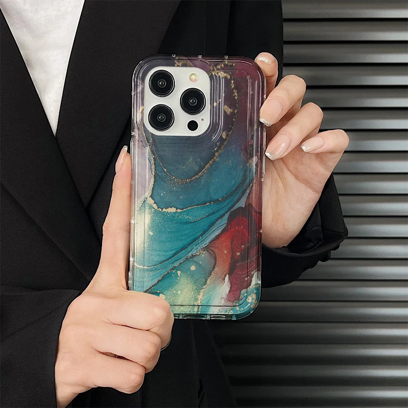 J2133 Fall Prevention Cushion Type For Samsung Galaxy A14 A34 A54 A52 A51 A72 A73 A12 A32 A23 A42 Case DIY Soft TPU Cover