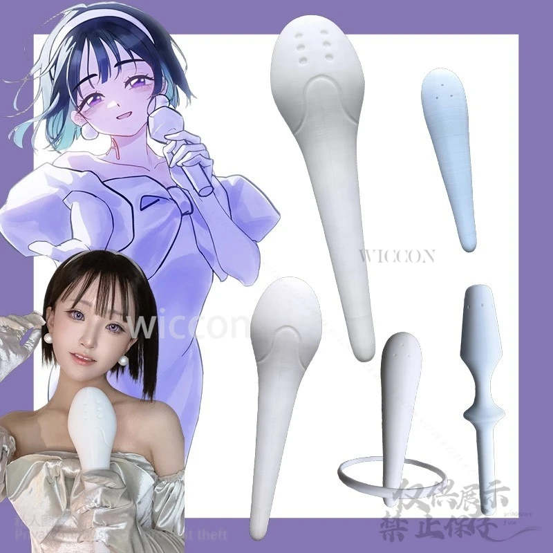 

Anime Alien Stage Mizi Sua Luka Cosplay Microphone 3D Polylactic Acid Prop Female Male Roleplay Ruler Of My Heart Customized