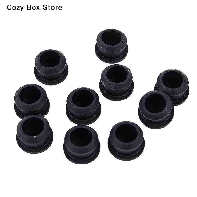 [ZY]10PCS Silicone Rubber Snap-on Hole Plug 2.5-14mm Blanking End Caps Seal Stopper[ZY]