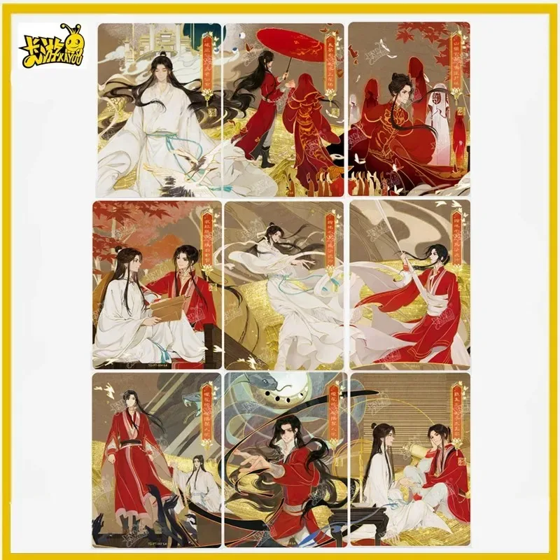 KAYOU Genuine Heaven Official\'s Blessing Card Xie Lian Hua Cheng San Lang Full Set CH CP PT LH PR Anime Role Collectible Cards