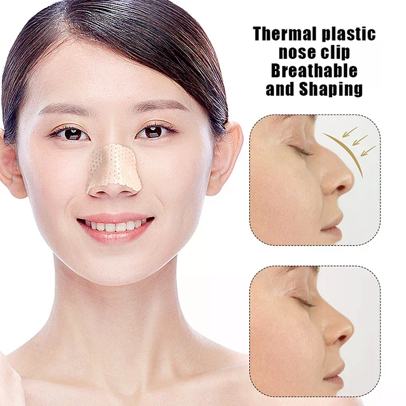 Self-shaping Nose Splint Low Temperature Thermoplastic Nose Job Adhesive Tape Fracture Splint Provide External Support Fixation