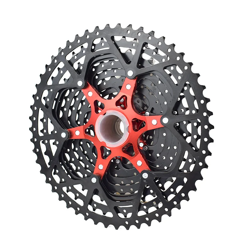 8 9 10 11 12 Speed Black Cassette 42/46/50/52T MTB Bicycle Sprocket 8/9/10/11/12V Mountain Bike Freewheel K7 For Shimano HG SRAM