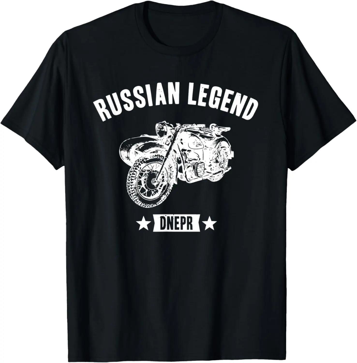 

Dnepr Motorcycle Russia CCCP Design USSR T-Shirt Short Sleeve Casual 100% Cotton T Shirt