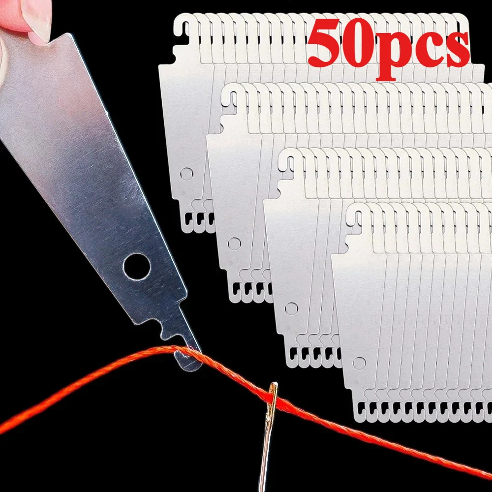 

1-50pcs Stainless Steel Needle Threaders Inserter Embroidery Needle Threader Threading Device DIY Needlework Cross Embroidery