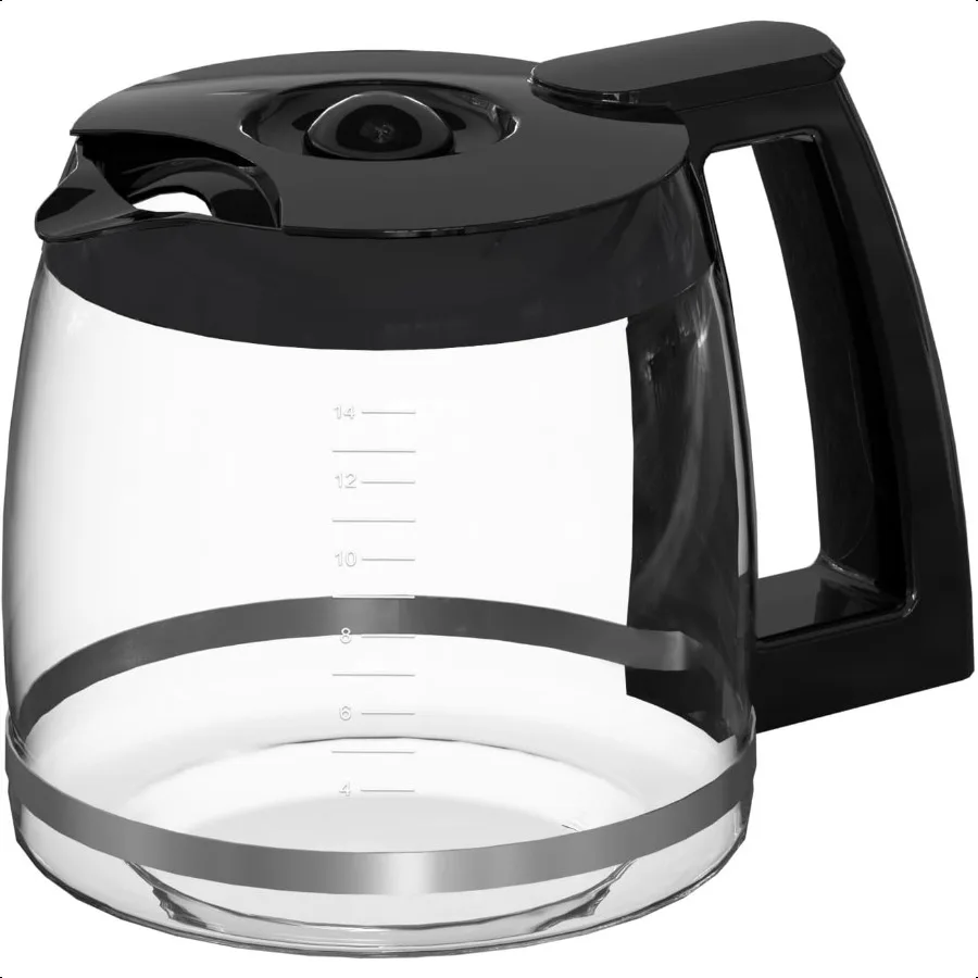 

14Cups Coffee Carafe Replacement Pot Compatible with Cuisinart Coffee hine DCC2200RC DCC2200 DCC3200 DCC3200P1 DCC3200FR DCC320