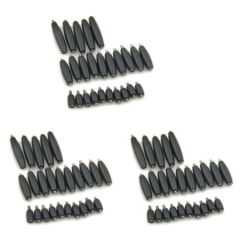 3X الساكسفون الباكليت الأسطوانة مخلب رمح مناسبة لألتو، تينور الساكسفون مفتاح جزء الباكليت رمح قضيب أسود