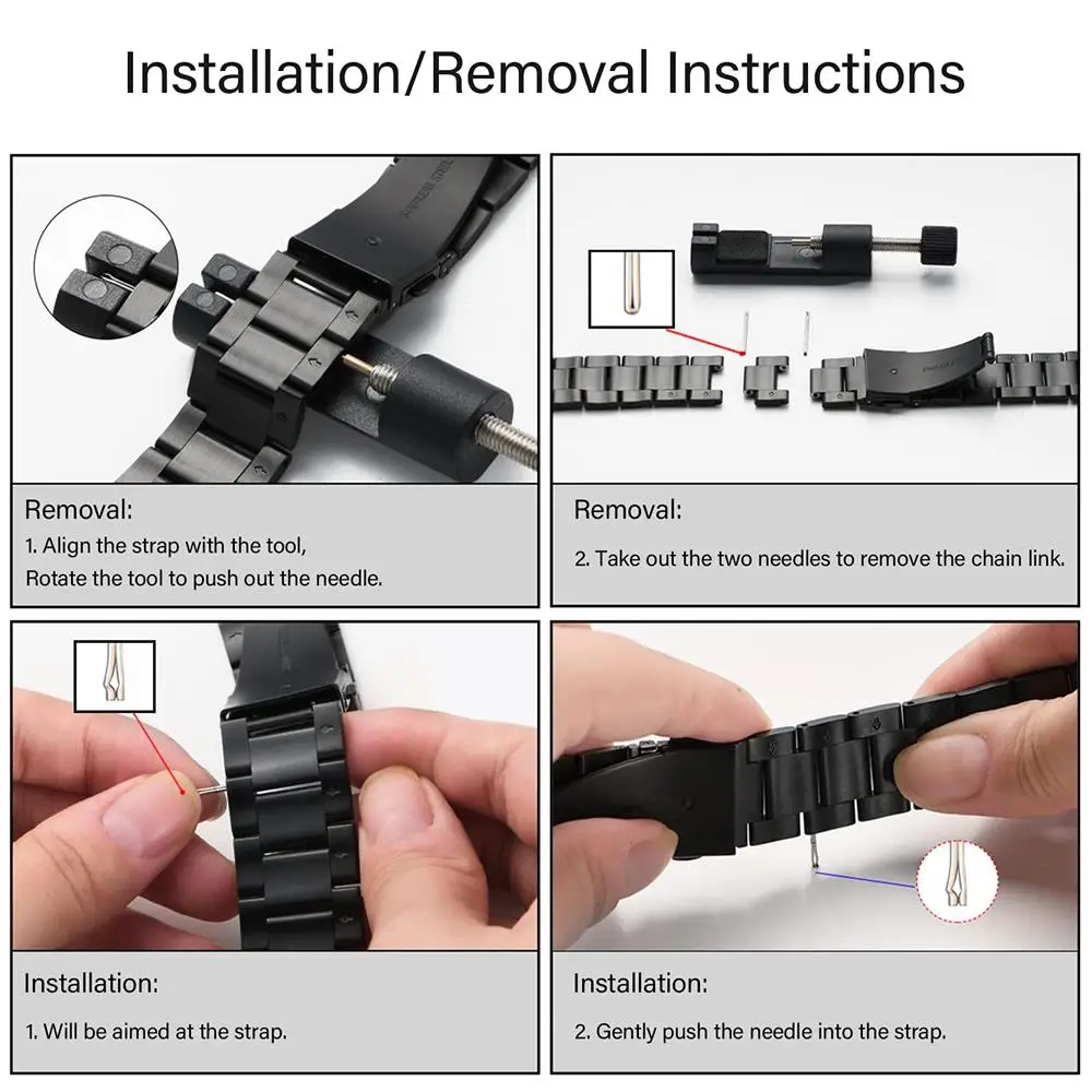 Bracelet fin en acier inoxydable pour Apple Watch Band, 40mm, 41mm, 38mm, 44mm, 45mm, 49mm, iWatch Series SE 8 7 6 3 Ultra