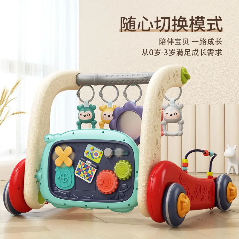 2023 new toys Infant multi-stage toddler fitness rack frame baby walker toys lie down and play sit play