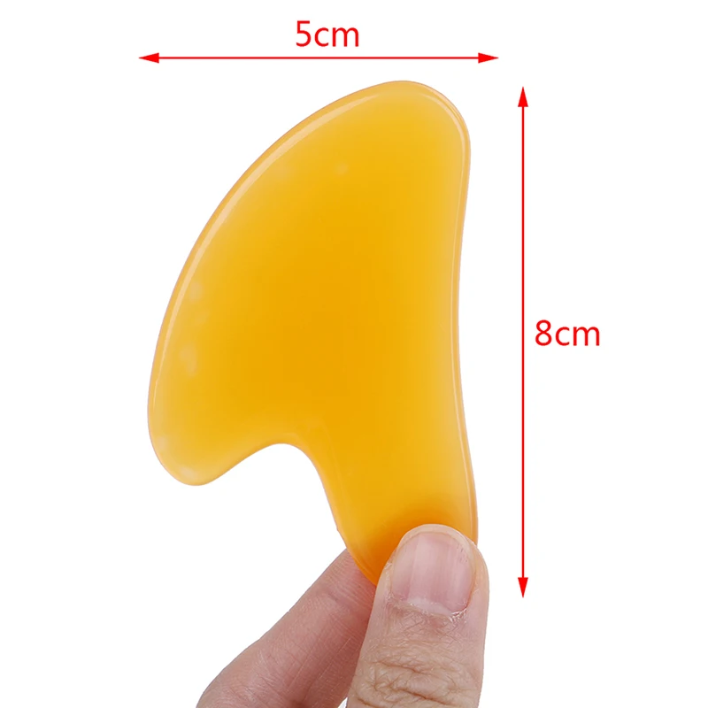 Durable Resin Guasha Scraping Massage Scraper Face Massager Acupuncture Gua Sha Board Acupoint Face Eye Care SPA Massage Tool