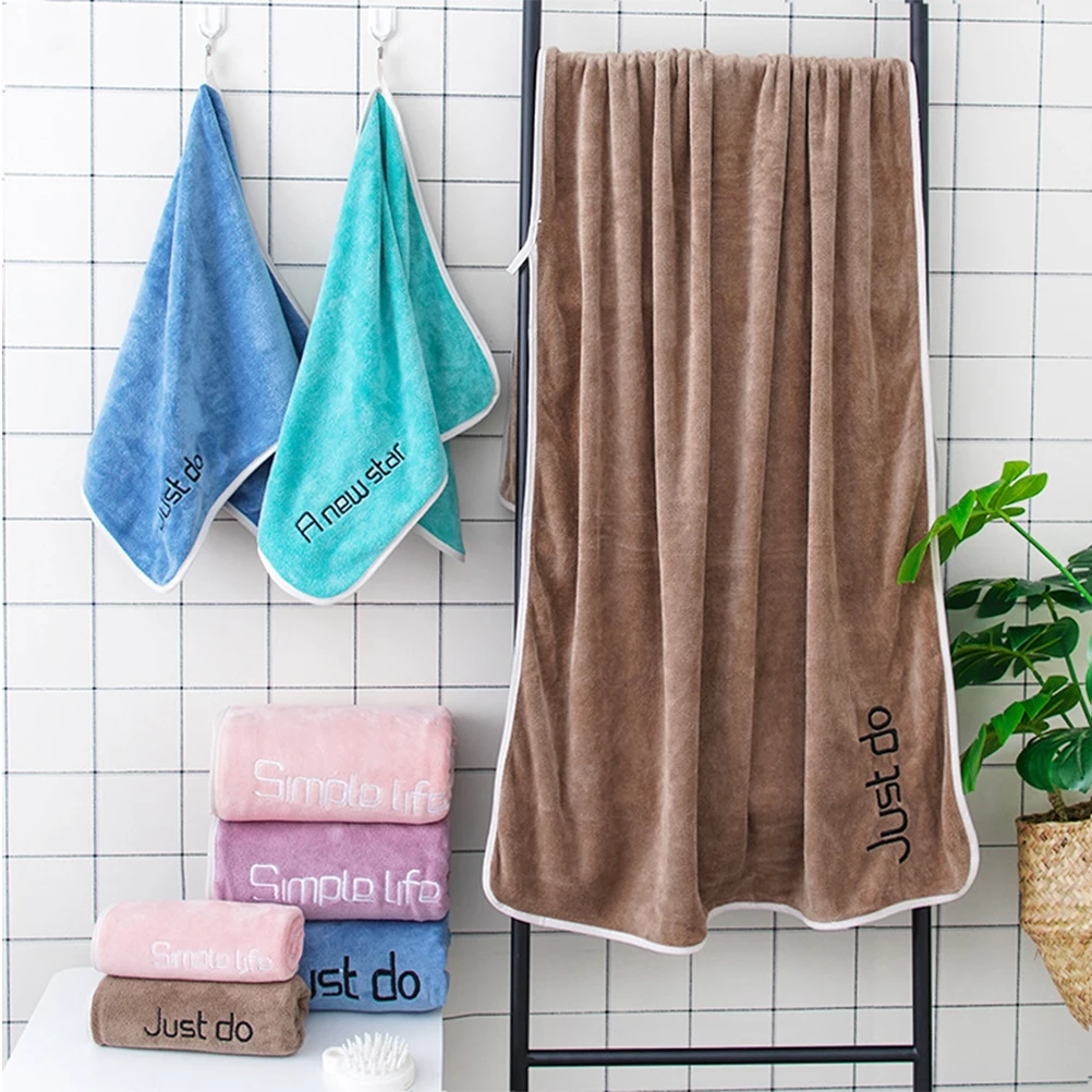 

140X70Cm Bath Towel Large Quick Dry Soft Lightweight Water Absorption Shower Swimming Beach Towel For Home Hotel Spa Gift Green