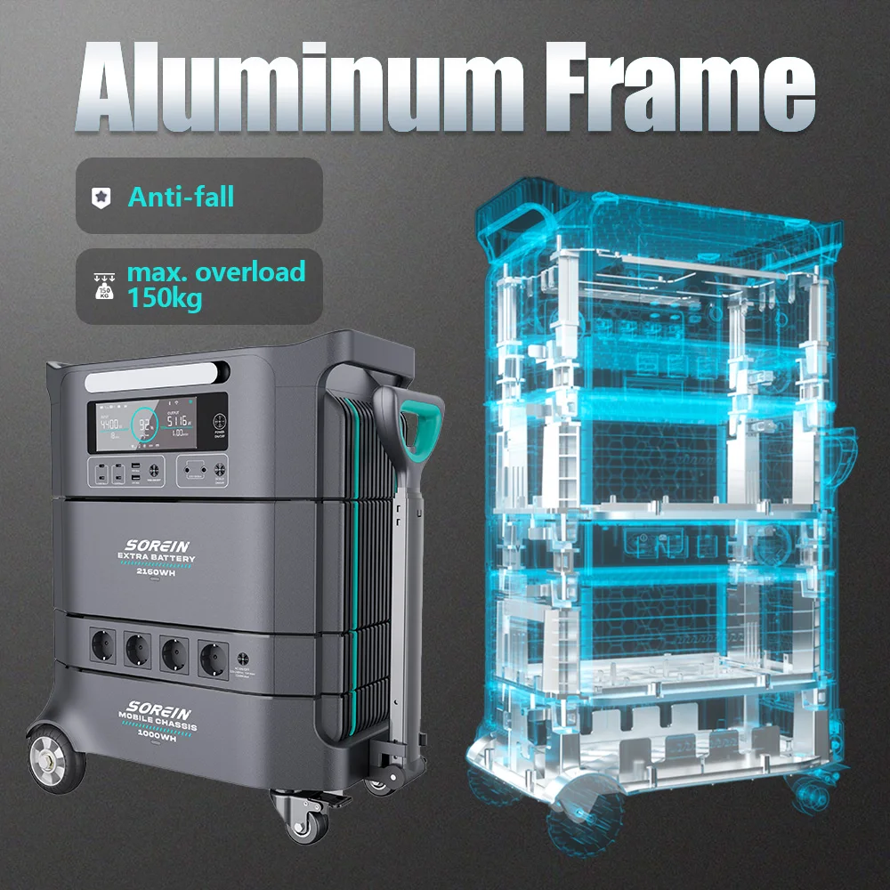 2025 New Solar Generator 3000W 4400W With Battery Complete Solar Modules Smart Solar Panel 5Kw Portable Power Station 5000W