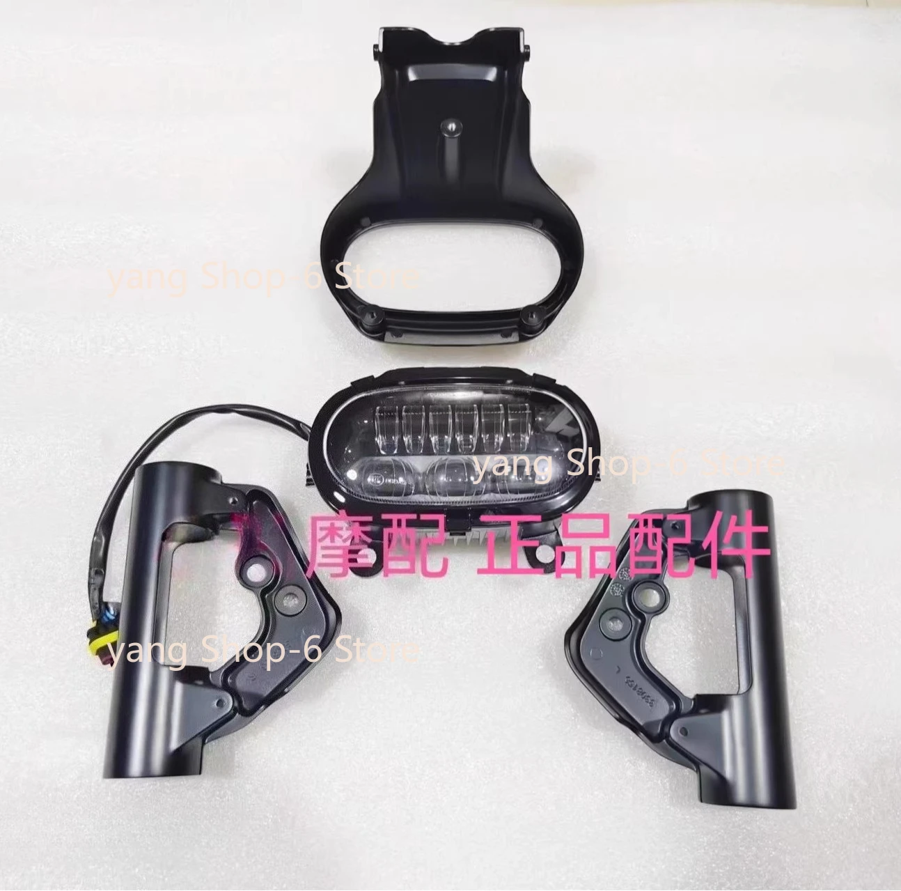 For Qjmotor Srv600v Accessories Srv 600v Headlight Bracket Shroud Front Light Guard Windshield Bracket Mount Lamp Housing