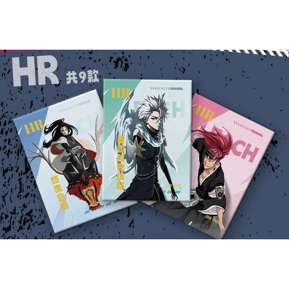 Popular Fantasy Anime Bleach Collection Card Highly Loved By Fans Featured Exquisite Fashion Charm Portrait Cards Birthday Gifts