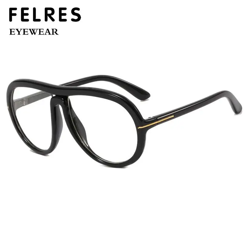 Designer Oval High Definition Blue Light Blocking Reading Glasses Men Women Clear Lens Optical Eyewear Prescription Glasses