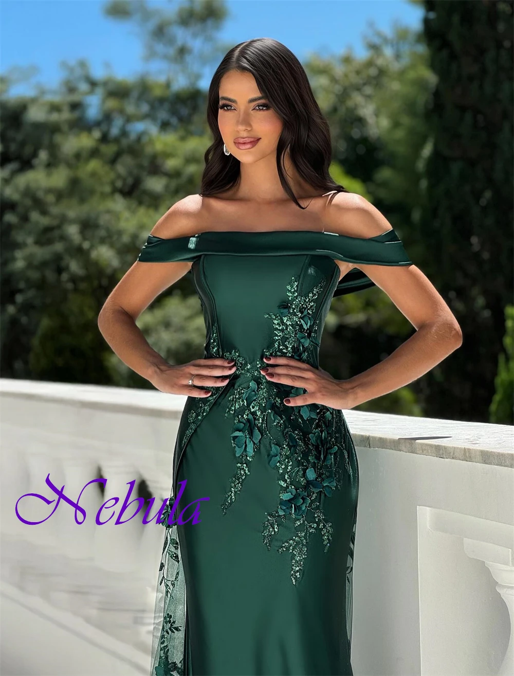 Aangepaste temperament satijnen avondjurk delicate boothals zeemeermin homecoming jurk moderne kralen speciale gelegenheid jassen