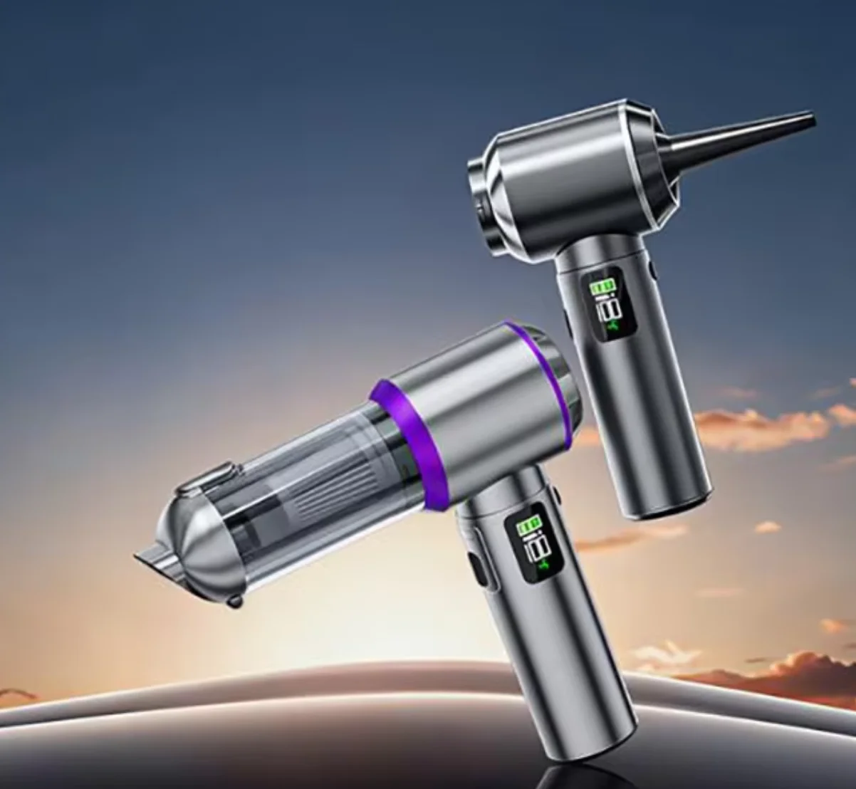 Cordless Electric Rechargeable air Blower Car Vacuum Cleaner with Compressed air duster