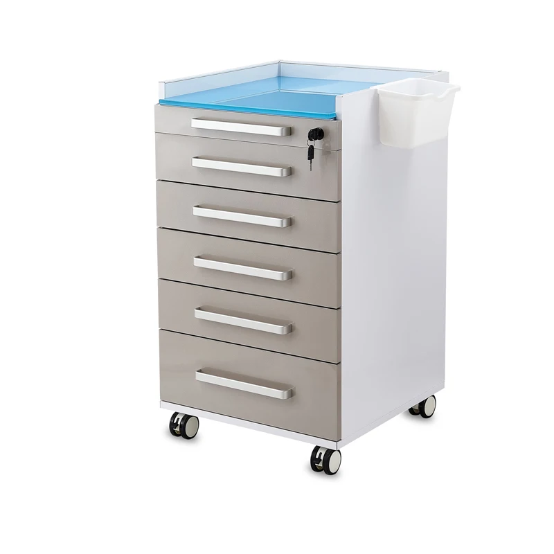 

Dental mobile sideboard stainless steel large capacity storage combination medical aesthetic clinic oral trolley workbench