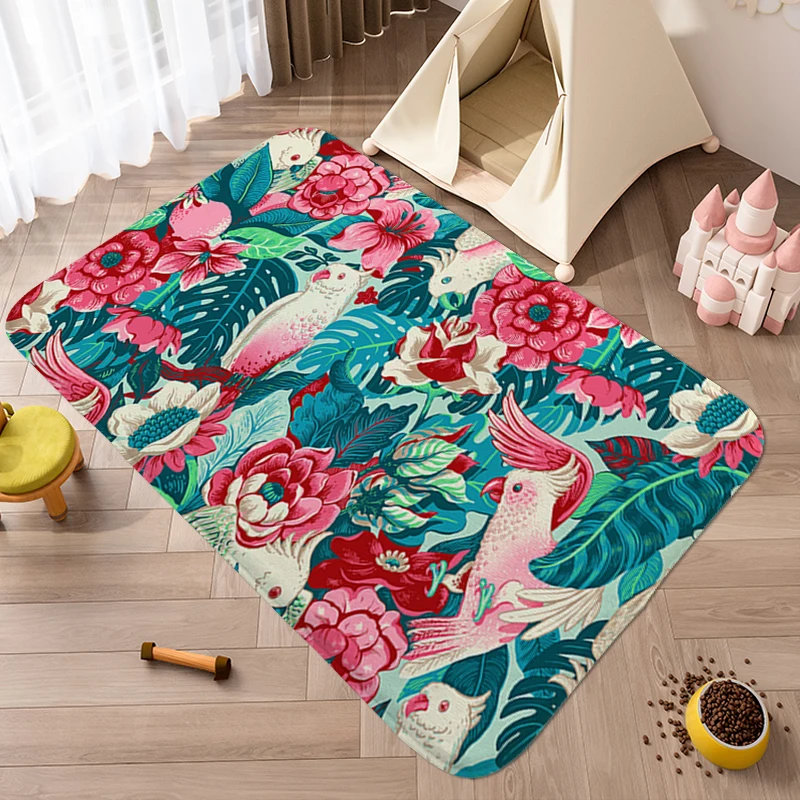 Veranda Mat A-Brids Washable Non-slip Kitchen Rug Aesthetic Anime Carpet Bedroom Modern Home Decoration Funny Doormat Bathmat