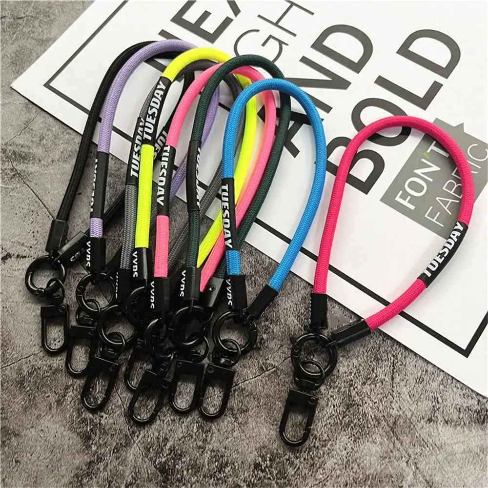 Diy Colour Lanyard Mobile Phone Bracelet Telephone Chain Lobster Clasp Lanyard Car Keys Rope Wrist Strap Bag Charm Lanyard Strap