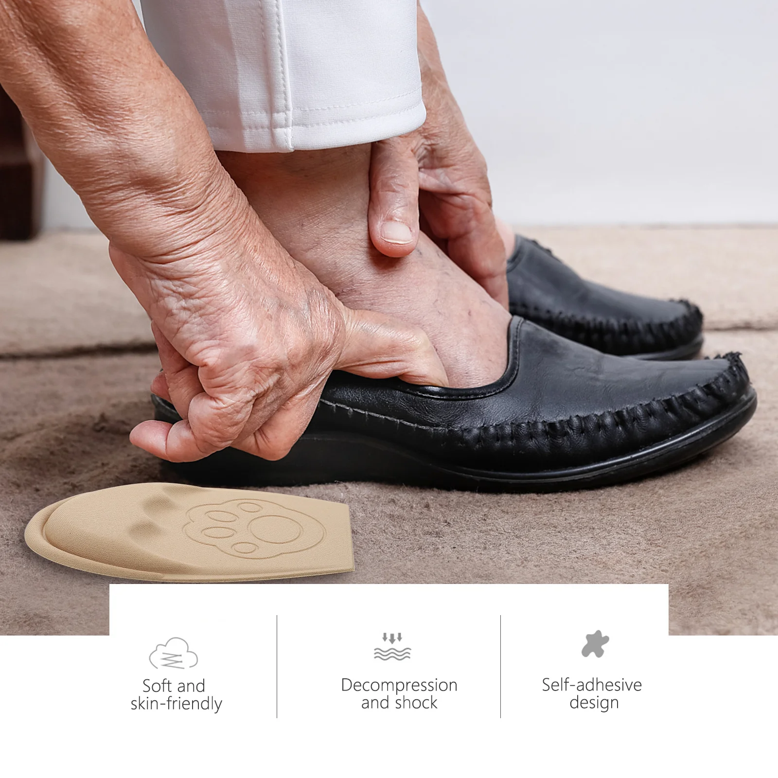 2 أزواج المضادة للانزلاق الأمامية عالية الكعب نعل لتخفيف الآلام وسادة القدم وسادة مشط القدم حذاء نصف نعل الأمامية إدراج