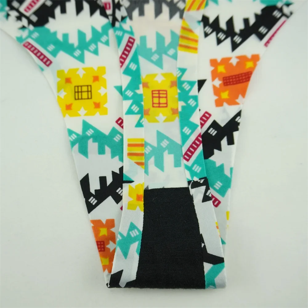 3 قطعة الحرير الجليد المطبوعة ثونغ مثير النساء سراويل سلس ليوبارد الملابس الداخلية السيدات لينة منخفضة الارتفاع سلسلة الملابس الداخلية #6