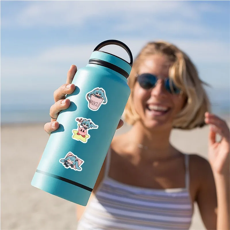 100PCS Cartoon Hatsune Miku Personalized Creative Graffiti Decorative Stickers