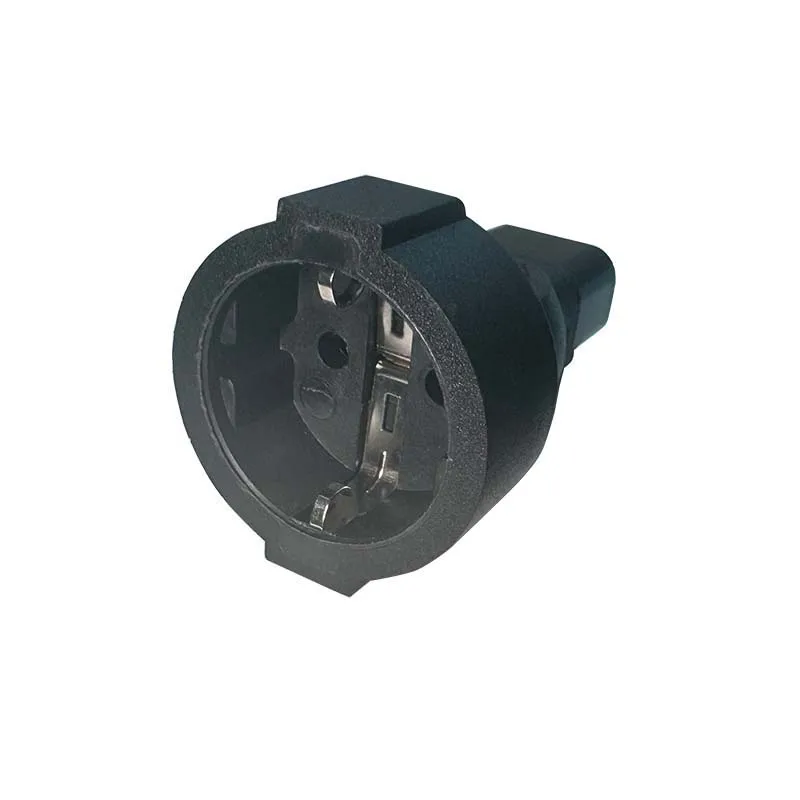 IEC320 C14 إلى الاتحاد الأوروبي أنثى المقبس IEC 320 C14 ذكر إلى أوروبا Schuko أنثى محول مأخذ التوصيل محول ل UPS PDU C14 إلى CEE 7/7