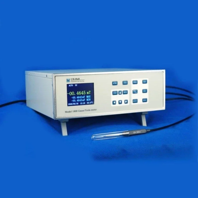 High-precision CH-1800 intelligent digital Gaussian/Tesla meter can be connected to a computer with software