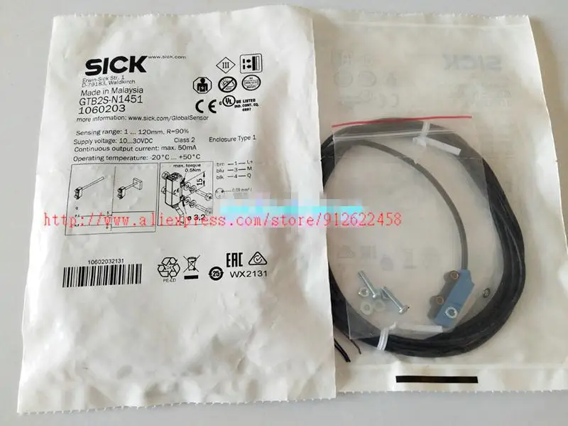 

GTB2S-N1451 1060203 10-30VDC NPN Sick Photoelectric Switch Sensor 100% New & Original