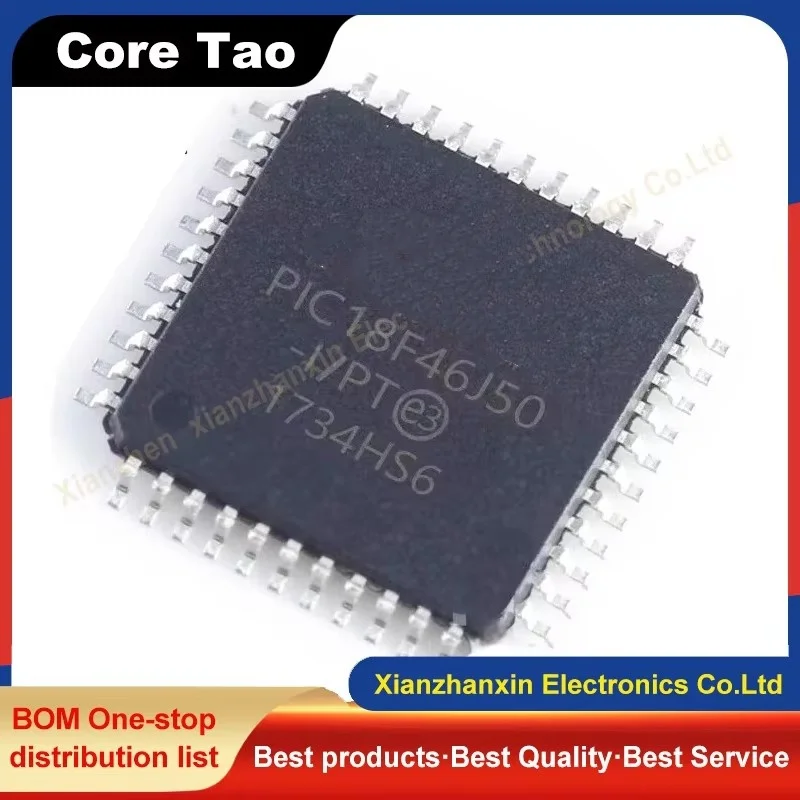 1PCS/LOT PIC18F46J50-I/PT PIC18F46J50  TQFP44 8-bit microcontroller chip
